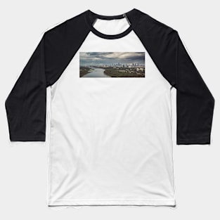 Moody sky over distant city Baseball T-Shirt